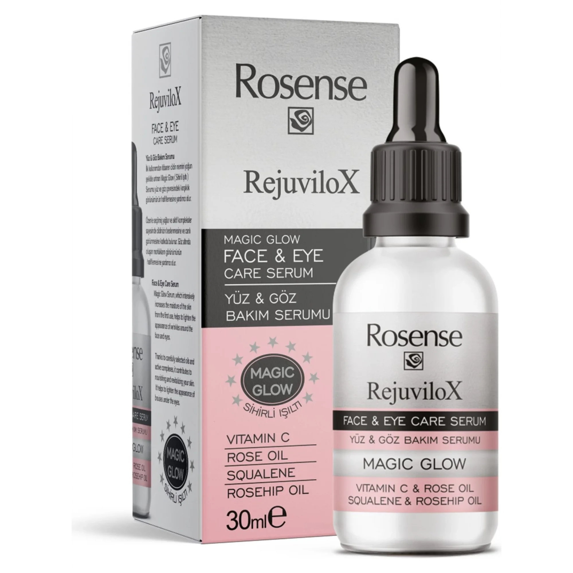 Rosense Magic Glow Sihirli Işıltı Yüz ve Göz Serum 30ml