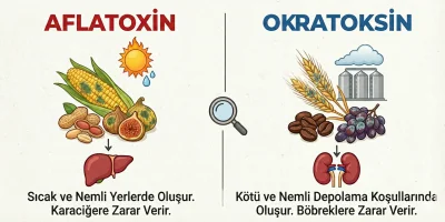 Okratoksin ve Aflatoksin Farkı Nedir?