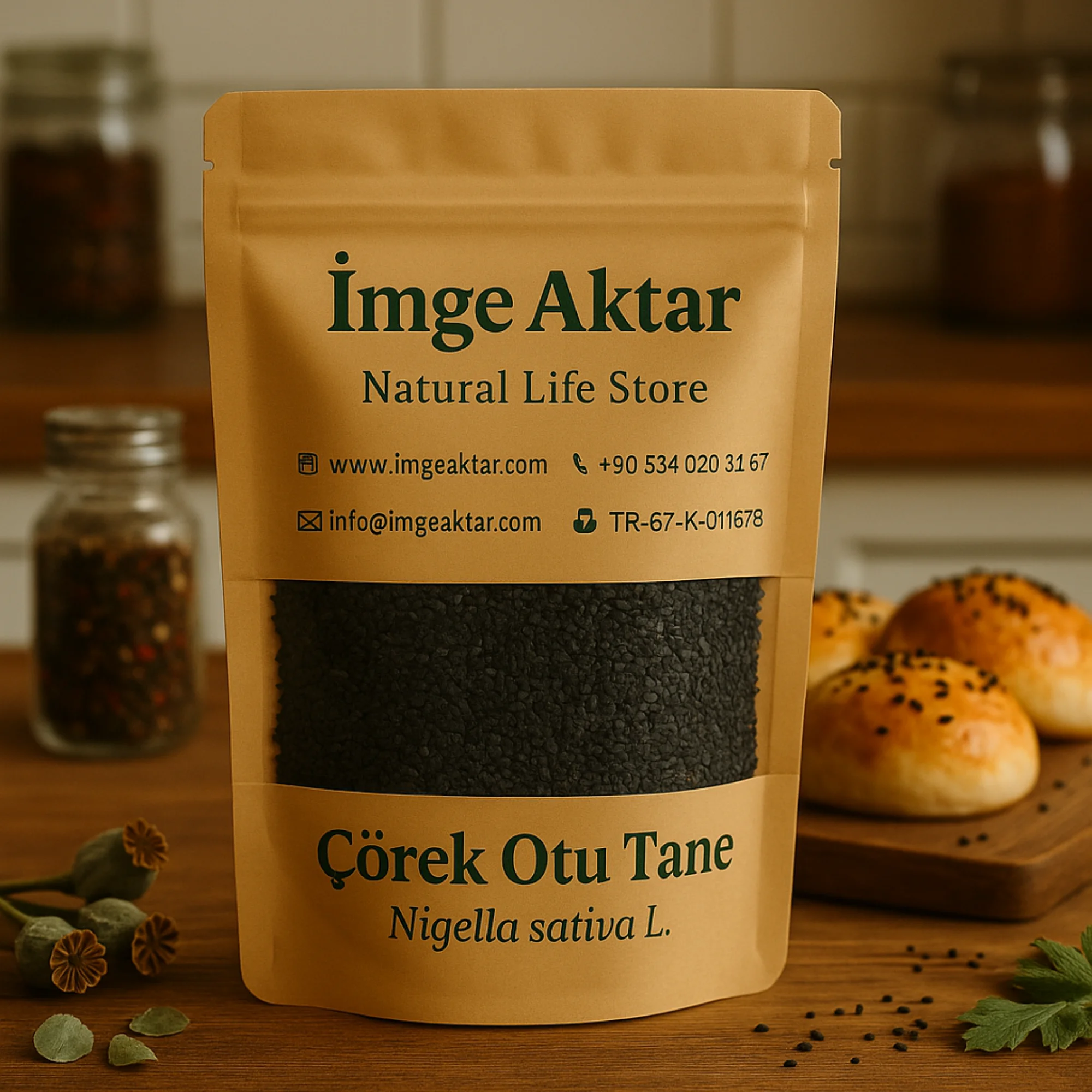 Çörek Otu Tane (Nigella sativa) 100 Gram
