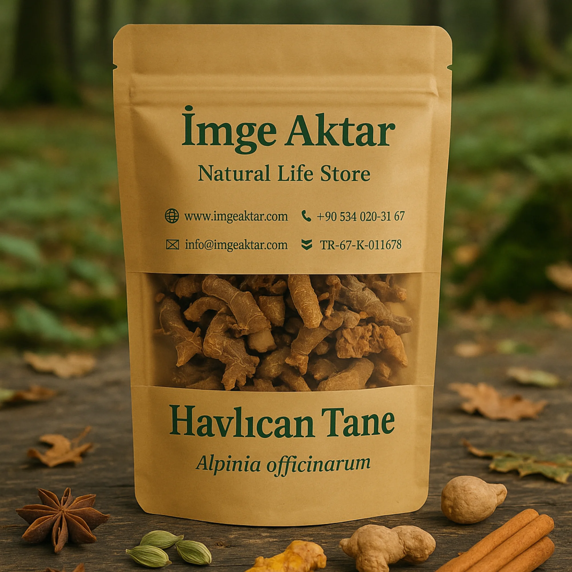 Havlıcan Tane (Alpinia Officinarum) 100 Gram