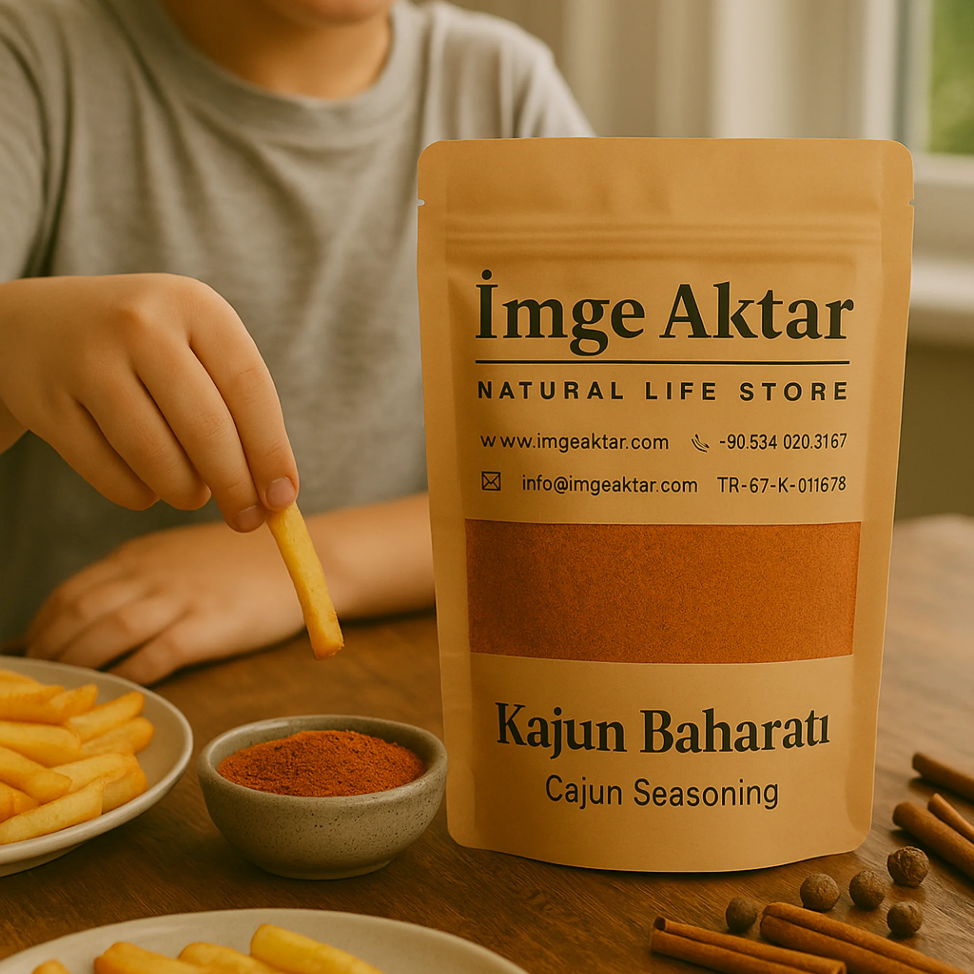 Kajun Baharatı Patates Baharatı 100g