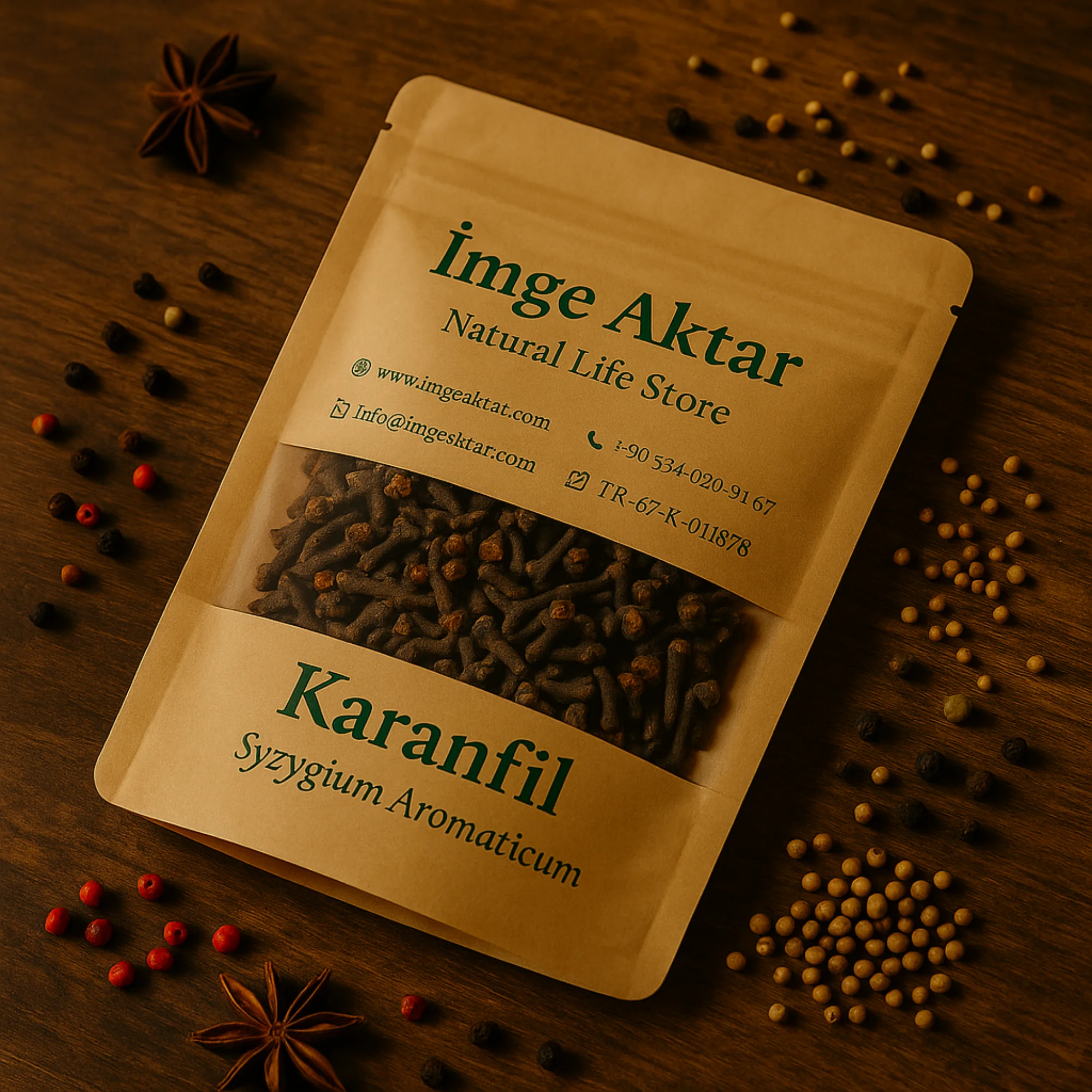 Karanfil Tane (Syzygium aromaticum) 50 Gram