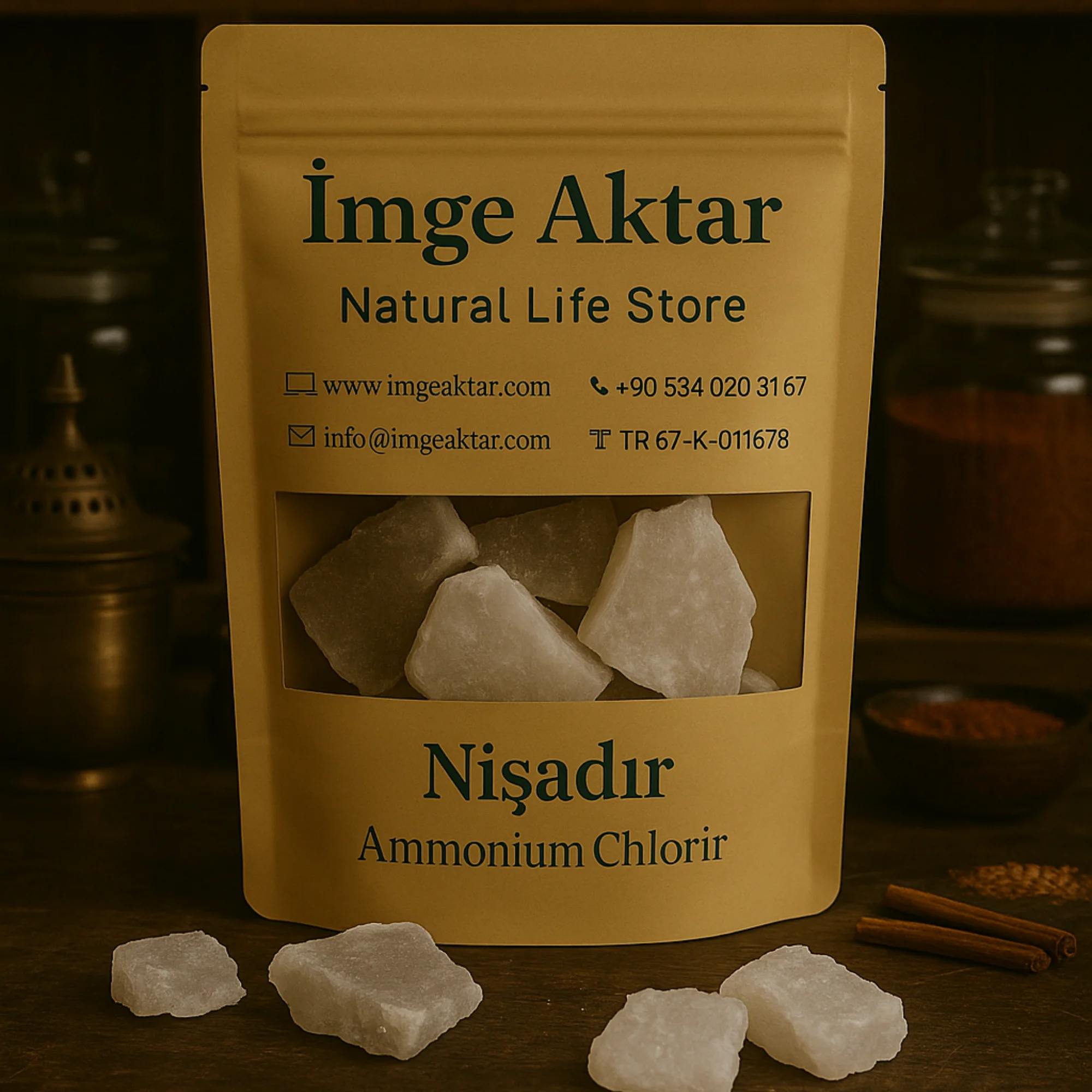 Nişadır Amonyum Klorür 50g