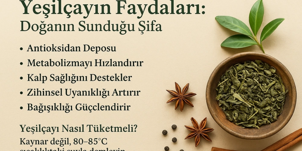 Yeşilçayın Faydaları: Doğanın Sunduğu Şifa