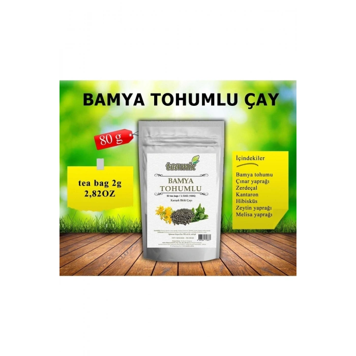 Bamya Tohumu Bitki Çayı 80 gr