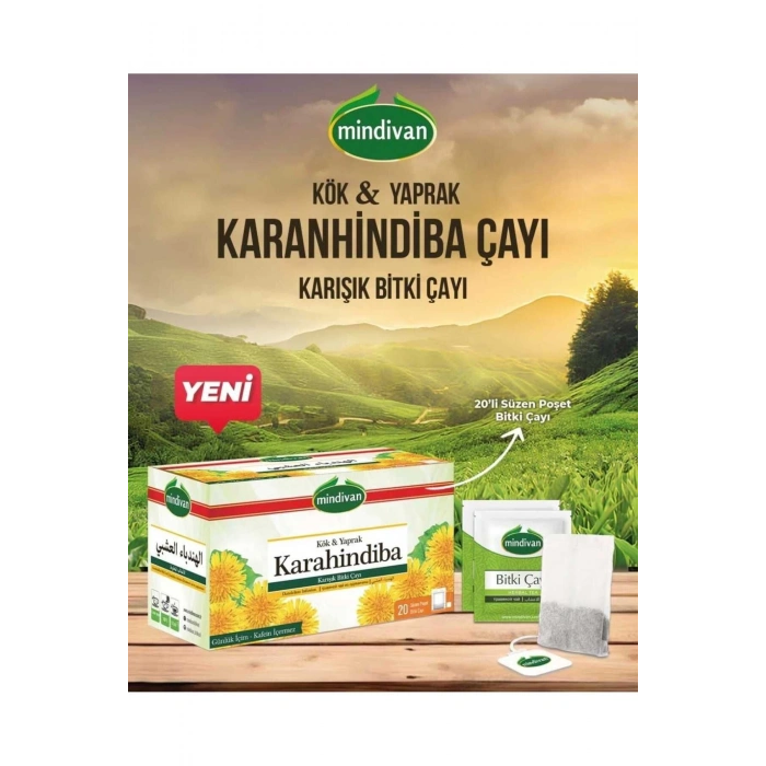 Karahindiba Bitki Çayı 20 Süzen Poşet