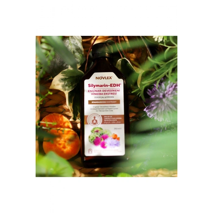 Silymarin-EDH Enginar, Devedikeni, Hindiba, Zerdeçal ve Piperin Ekstraktı 250 Ml