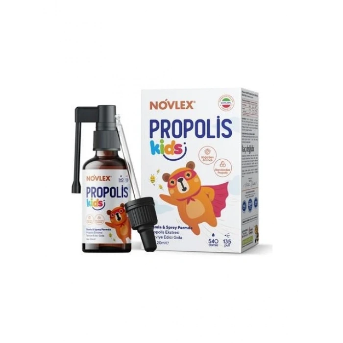 Novlex Kids® Propolis Ekstresi Sprey & Damla 20 Ml