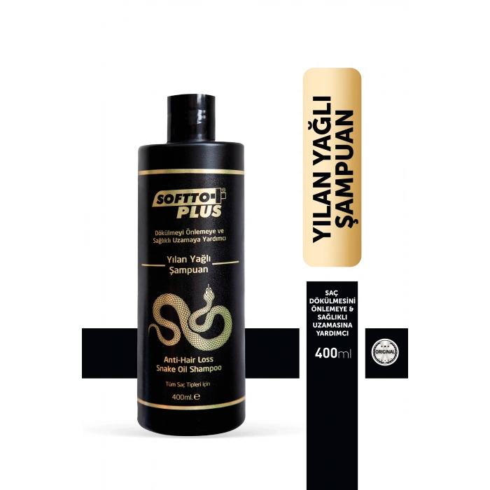 Softto Plus Dökülme Önleyici Yılan Yağlı Şampuan 400 Ml