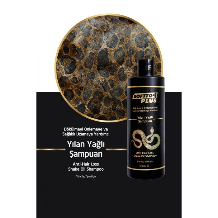 Softto Plus Dökülme Önleyici Yılan Yağlı Şampuan 400 Ml