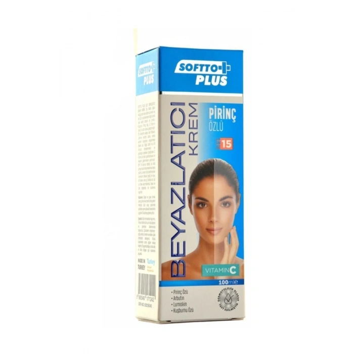 Softto Plus Pirinç Özlü Beyazlatıcı Vücut Kremi 100 Ml