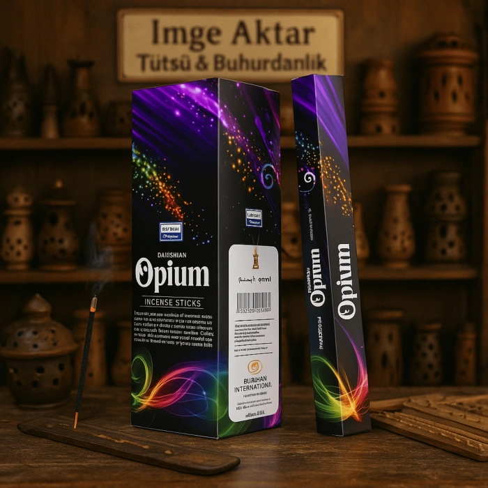 Darshan Opium (Afyon Çiçeği) Çubuk Tütsü (20li Paket) - Egzotik ve Mistik