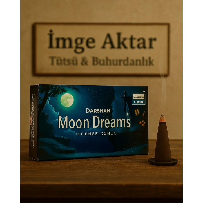 Darshan Moon Dreams (Ay Rüyası) Konik Tütsü (10 Adet) - Gece Sakinliği
