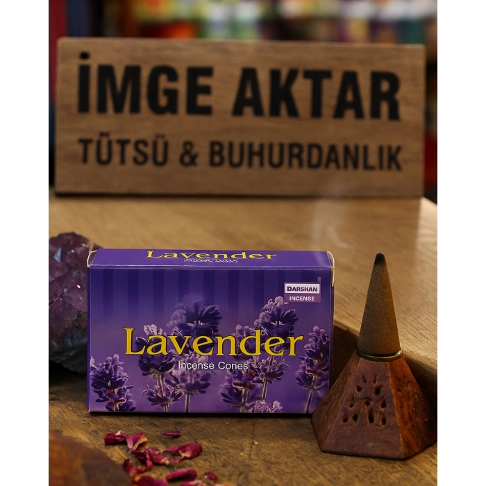 Darshan Lavanta (Lavender) Konik Tütsü (10 Adet)