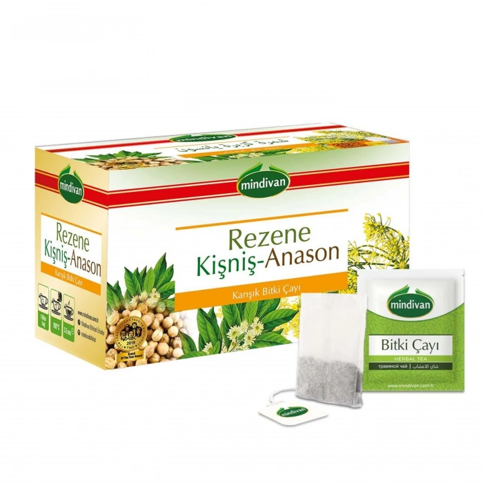 Mindivan Rezene Kişniş Anason Çayı 20li Poşet