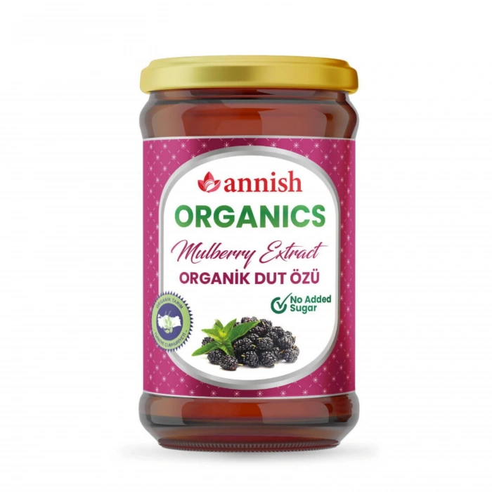 Organik Karadut Özü 640g - Şeker İlavesiz ve %100 Doğal