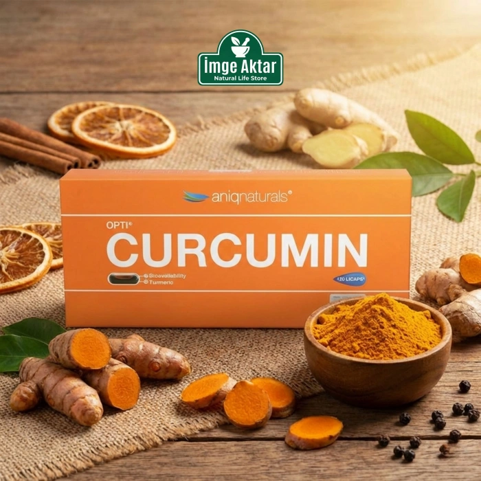 Aniqnaturals Curcumin 120 Licaps - Yüksek Biyoyararlanım