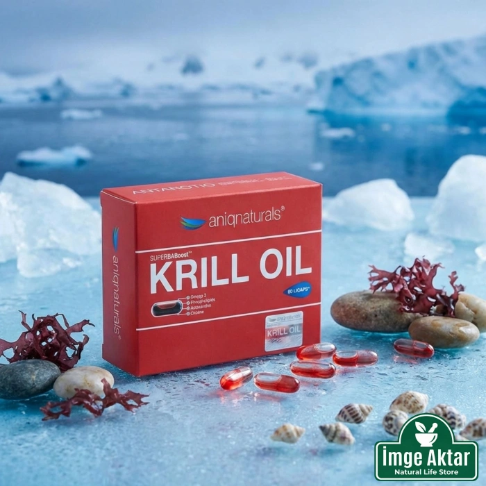 Aniqnaturals Superba Boost Krill Oil 30 Licaps - Yüksek Fosfolipit İçeren Omega 3