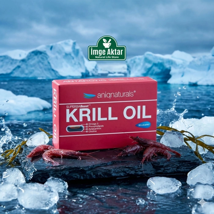 Aniqnaturals Superba Boost Krill Oil 30 Licaps - Yüksek Fosfolipit İçeren Omega 3
