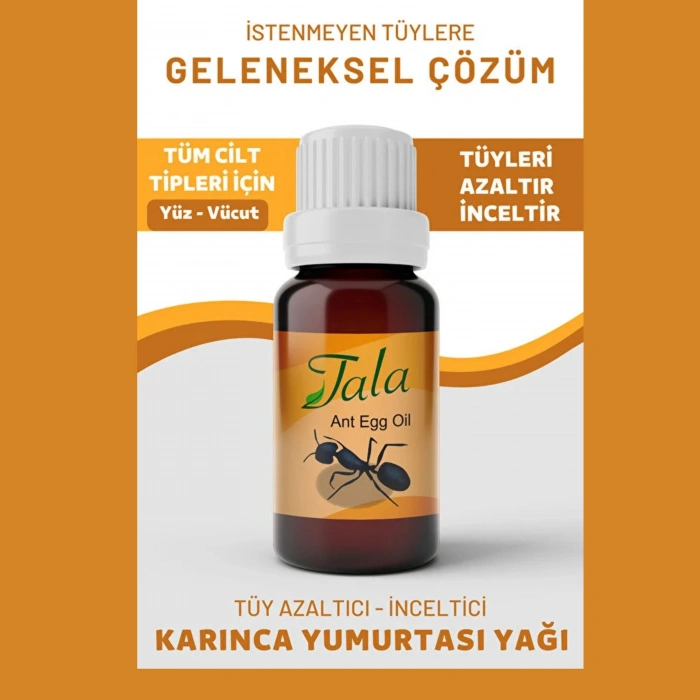 Tala Karınca Yumurtası Yağı Tüy Azaltıcı Tüy İnceltici Tüy Dökücü 20 Ml