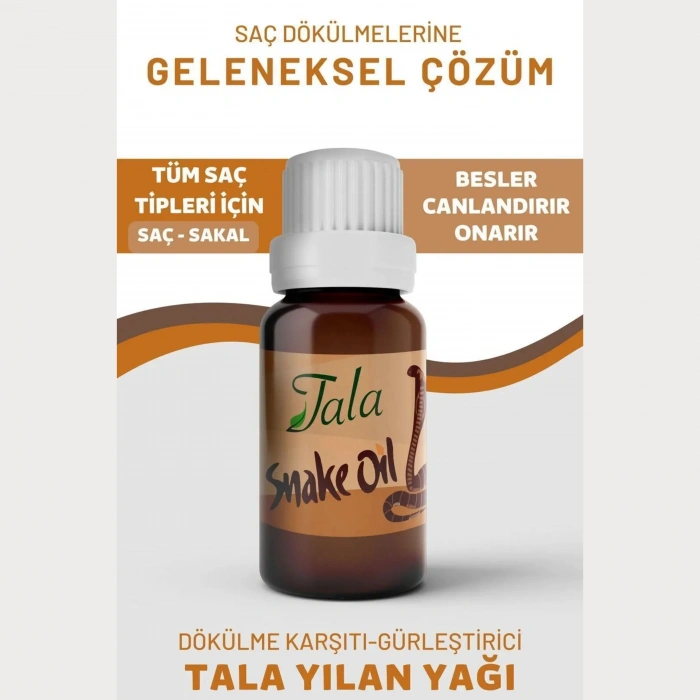 Tala Yılan Yağı 20 Ml - Saç Dökülmesine Karşı Besleyici Bakım