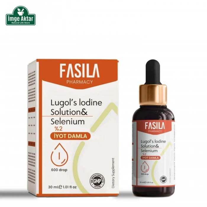 Fasıla Lugols Solution %2 ve Selenyum İyot Damla