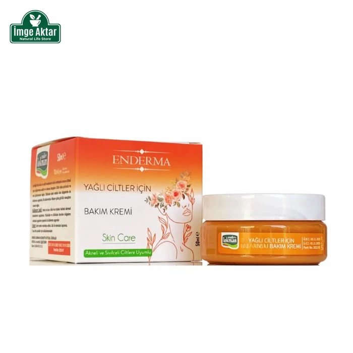 Enderma Yağlı Ciltler için Bakım Kremi - Sebum Dengeleyici 50 Ml