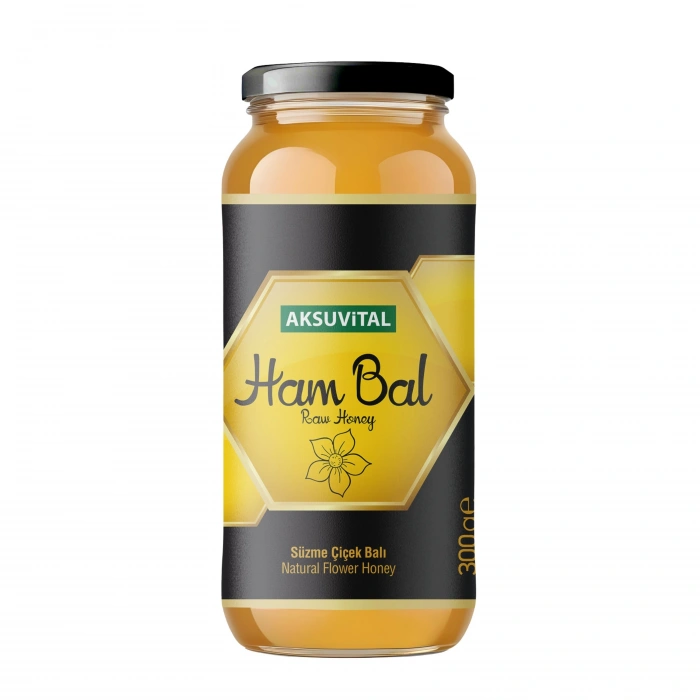 Aksu Vital Ham Süzme Çiçek Balı Doğal ve Saf Lezzet 300 gr