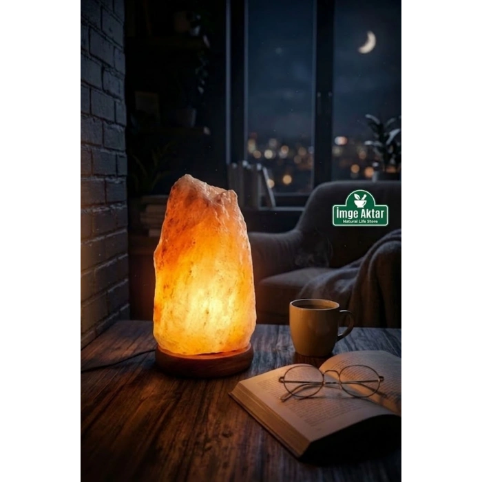 Himalaya Tuz Lambası 3-4 Kg Doğal Kristal Kaya Tuzu