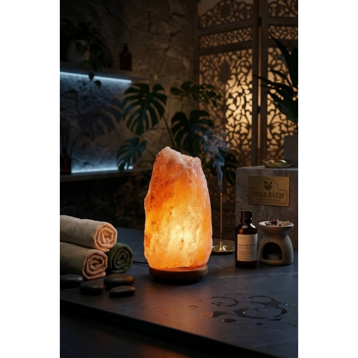 Himalaya Tuz Lambası 3-4 Kg Doğal Kristal Kaya Tuzu