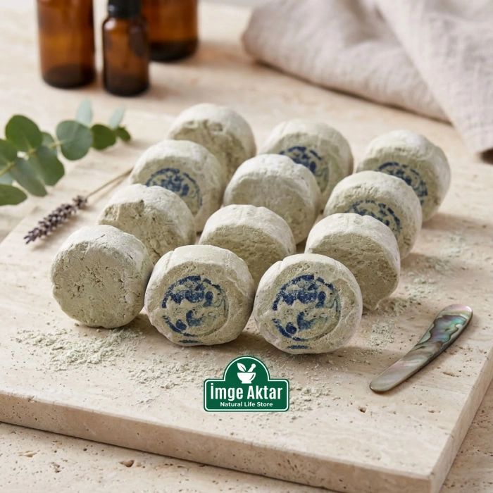 Orijinal Mühürlü Ruşur Taşı (Sefidab) 12 Adet Doğal Peeling