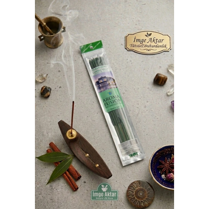 Darshan Aroma Fusion Clean Home El Yapımı 15 Adet Çubuk Tütsü 28 cm