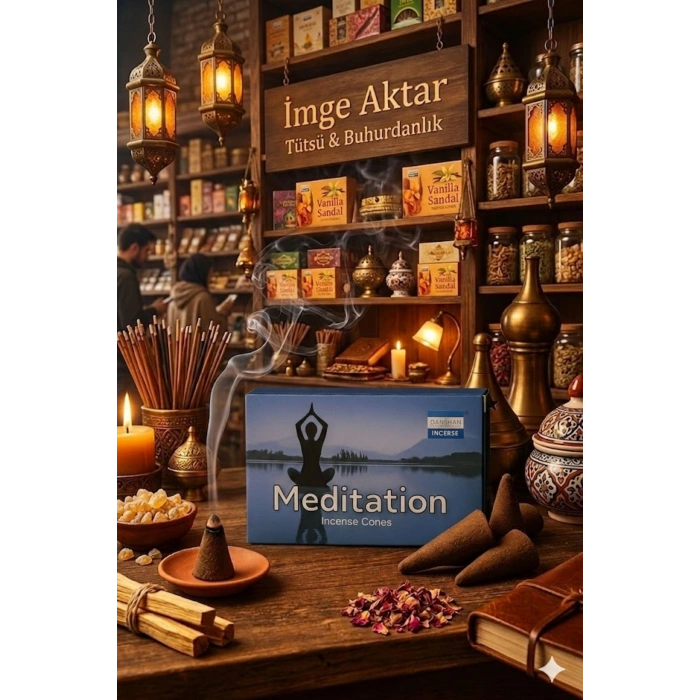 Darshan Meditasyon (Meditation) Konik Tütsü 10 Adet - Odaklanma ve Huzur
