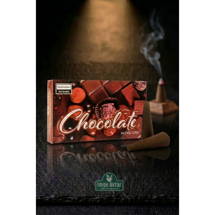 Darshan Çikolata Konik Tütsü 10 Adet