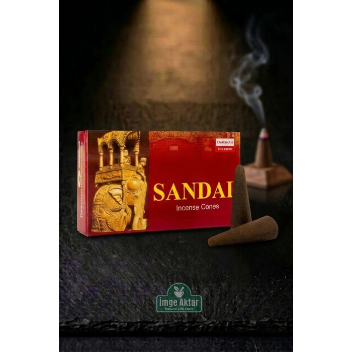 Darshan Sandal Konik Tütsü 10 Adet