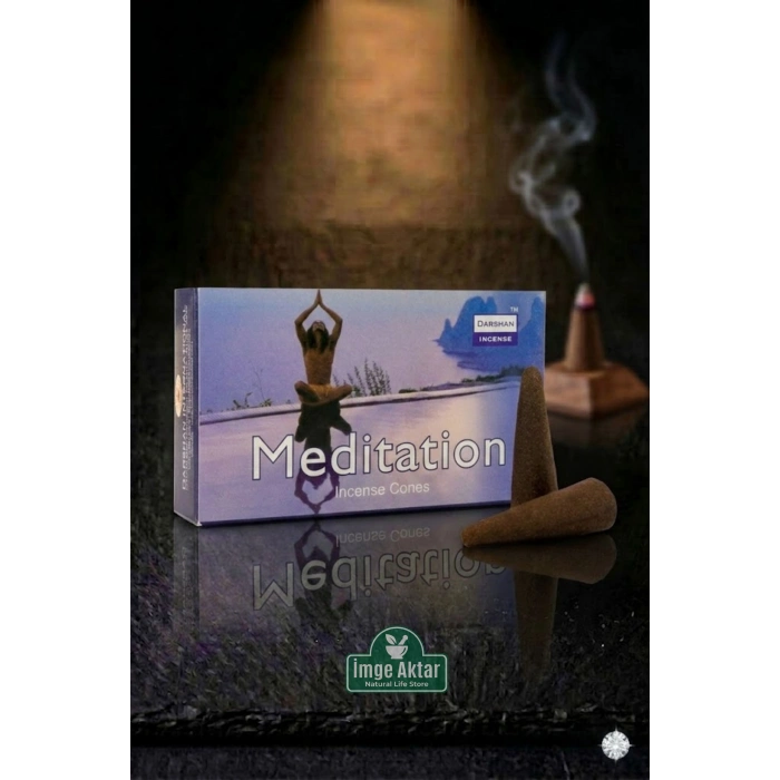 Darshan Meditasyon (Meditation) Konik Tütsü 10 Adet - Odaklanma ve Huzur