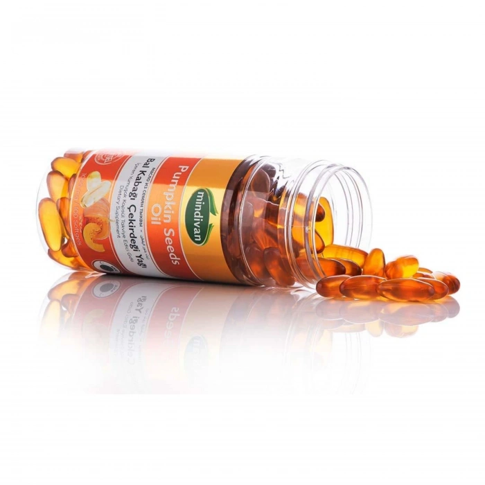 Mindivan Bal Kabağı Çekirdeği Yağı Softjel 1000 Mg 100 Adet