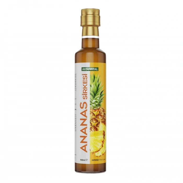Aksu Vital Ananas Sirkesi (Doğal Fermente) - Bromelain Etkili 500Ml