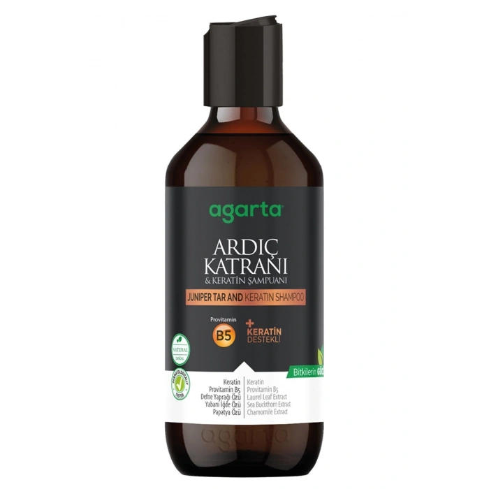 Ardıç Katranı Ve Keratin Şampuanı - Saç Egzaması-saç Dökülme Kepek Karşıtı 400 Ml