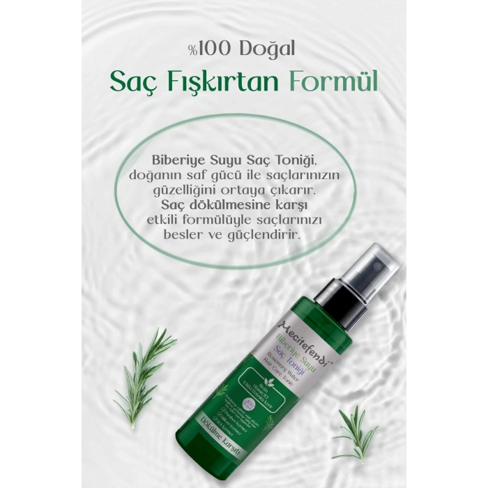 Biberiye Suyu Saç Toniği ( 11 Bitki Ekstraklı ) 150 Ml