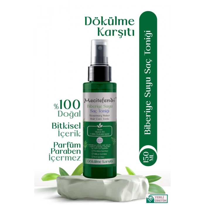 Biberiye Suyu Saç Toniği ( 11 Bitki Ekstraklı ) 150 Ml