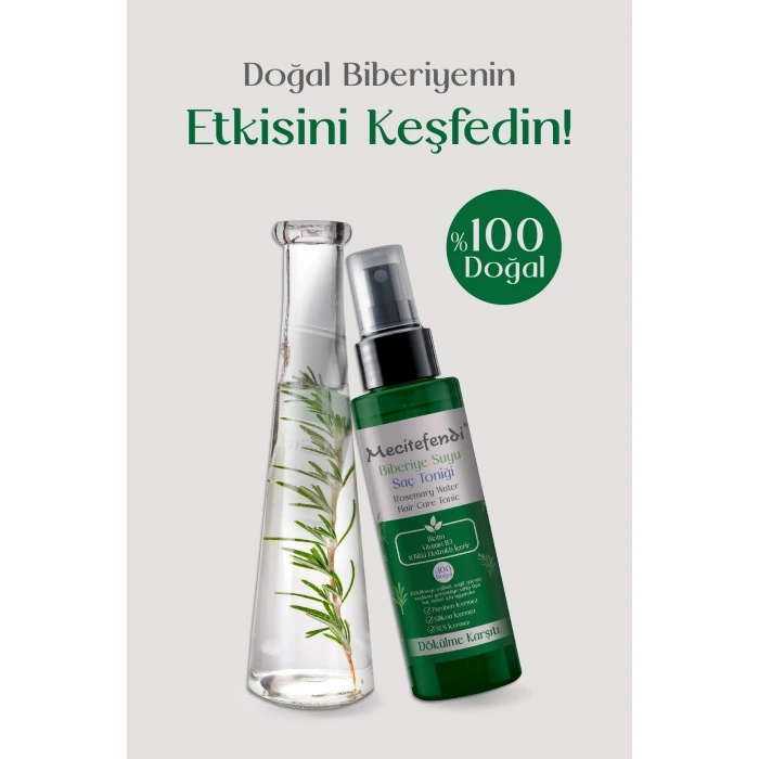 Biberiye Suyu Saç Toniği ( 11 Bitki Ekstraklı ) 150 Ml