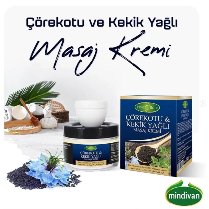 Çörekotu Yağlı & Kekik Yağlı Masaj Kremi