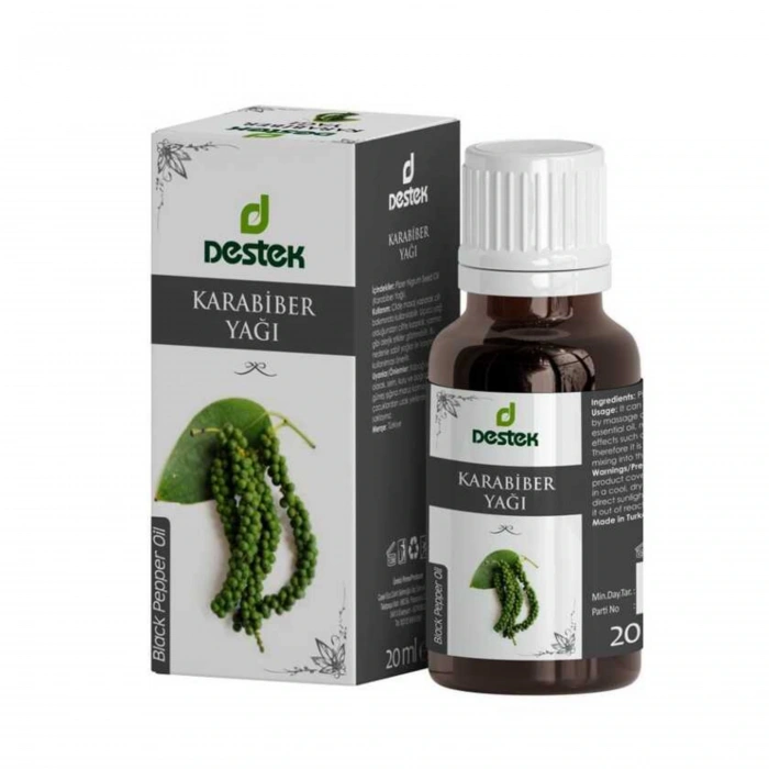 Destek Karabiber Yağı 20 Ml