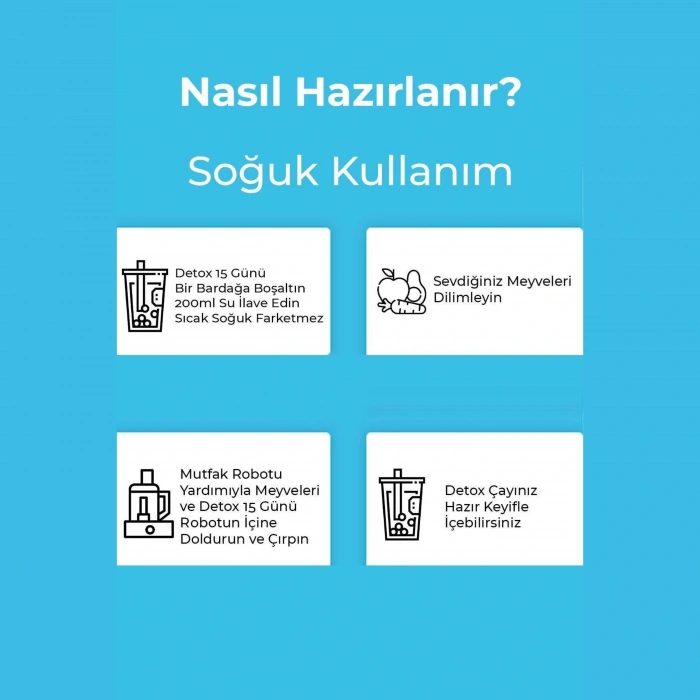 Detox 15 Gün Çayı 30 Saşe- Özel Bitkisel Harman
