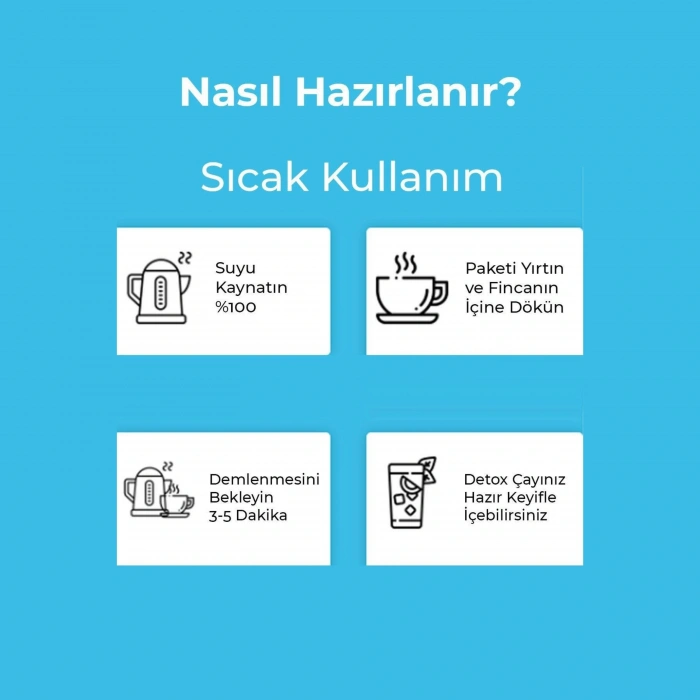Detox 15 Gün Çayı 30 Saşe- Özel Bitkisel Harman