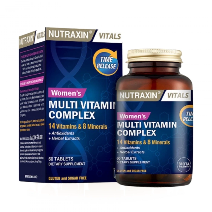 Nutraxin Multivitamin Kadın Multivitamin & Mineral Complex 60 Tablet