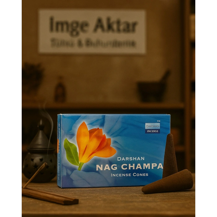 Darshan İncense Nag Champa Konik Tütsü 10 Adet