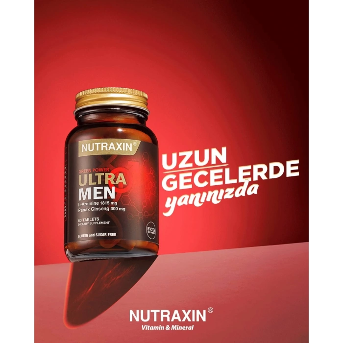 Nutraxin Ultra Men Erkeklere Özel Destek