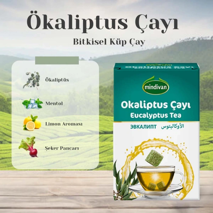 Mindivan Okaliptuslu Küp Kış Çayı - Ferahlatıcı Atom 150 gr